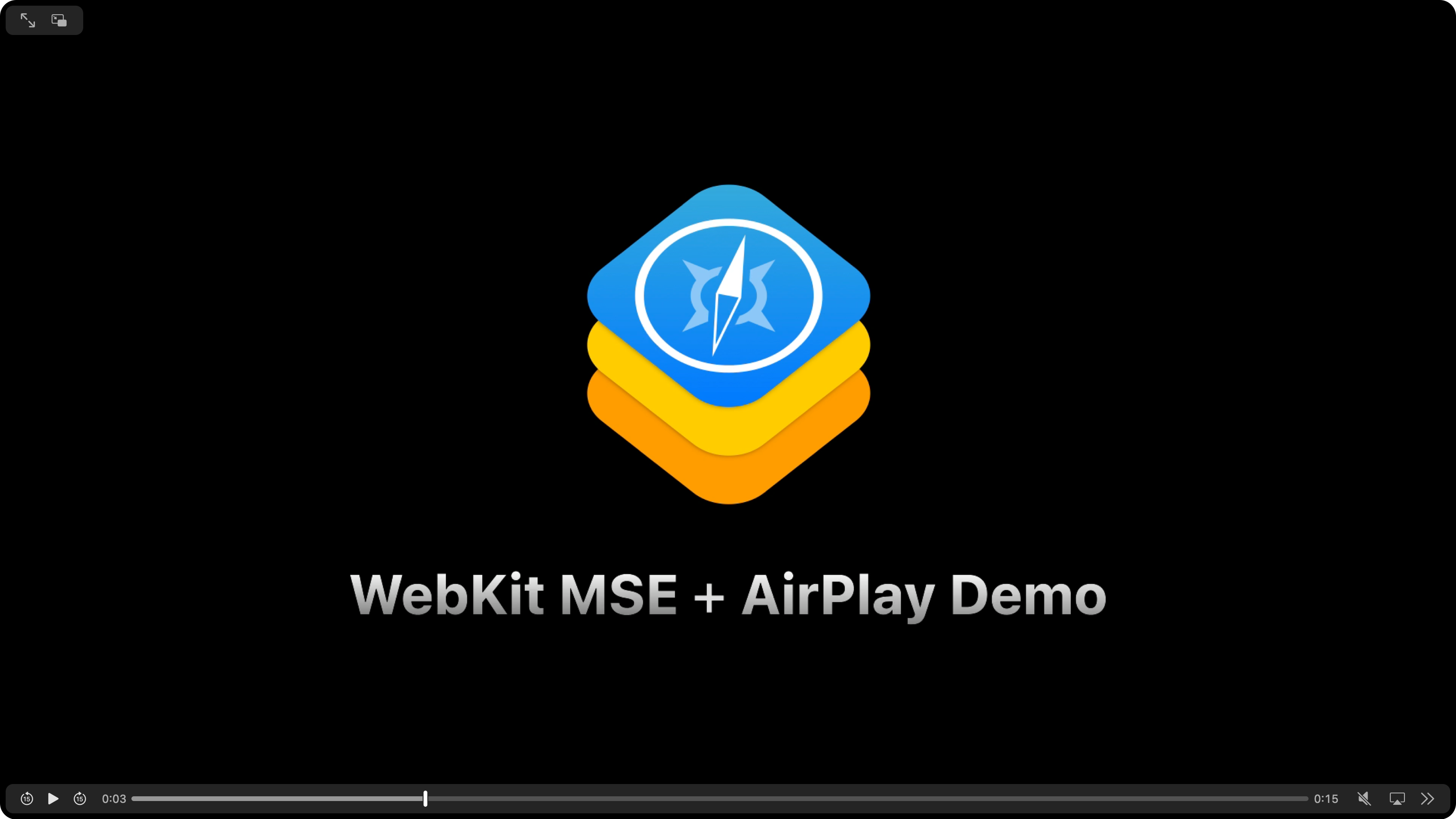 WebKit MSE + AirPlay Demo